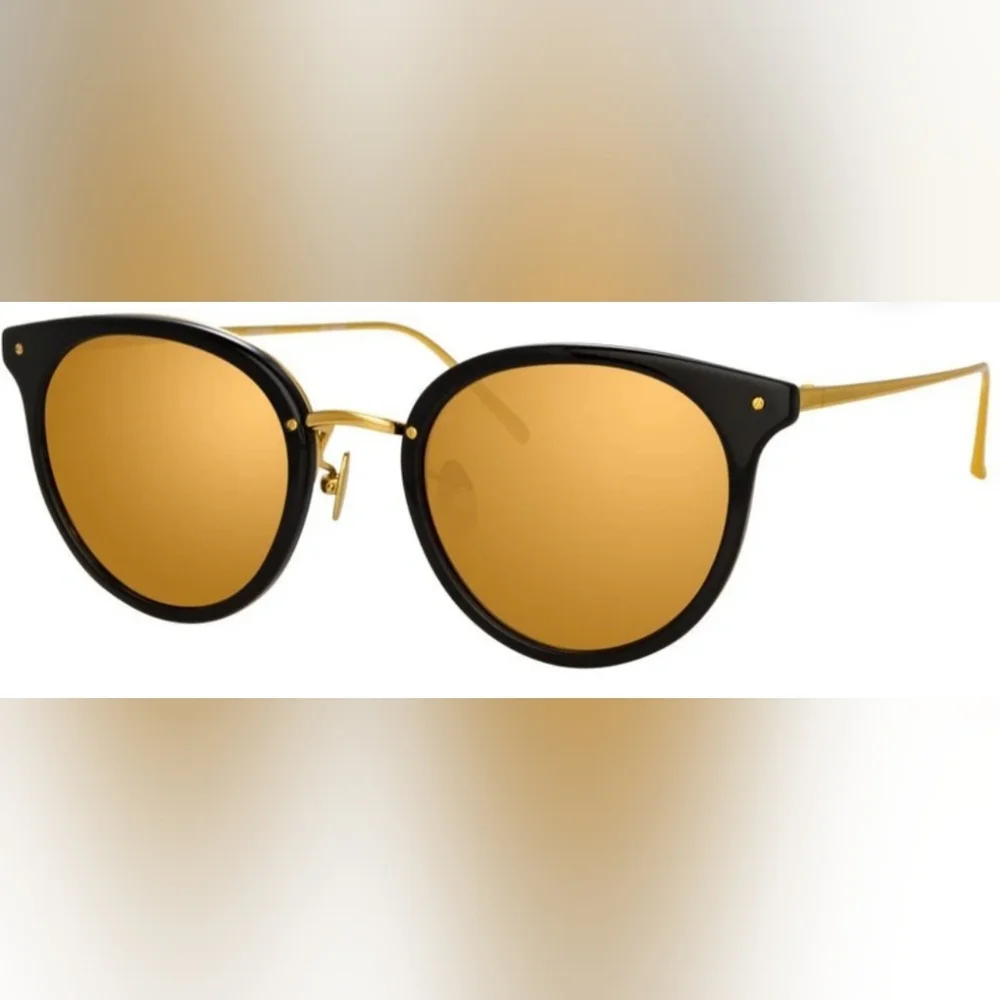 Linda Farrow Dolores C3 Oval Sunglasses New In Box